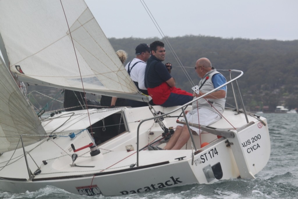 Rob Mundle and sailing students - J24 Legends Regatta © Jenifer Wells